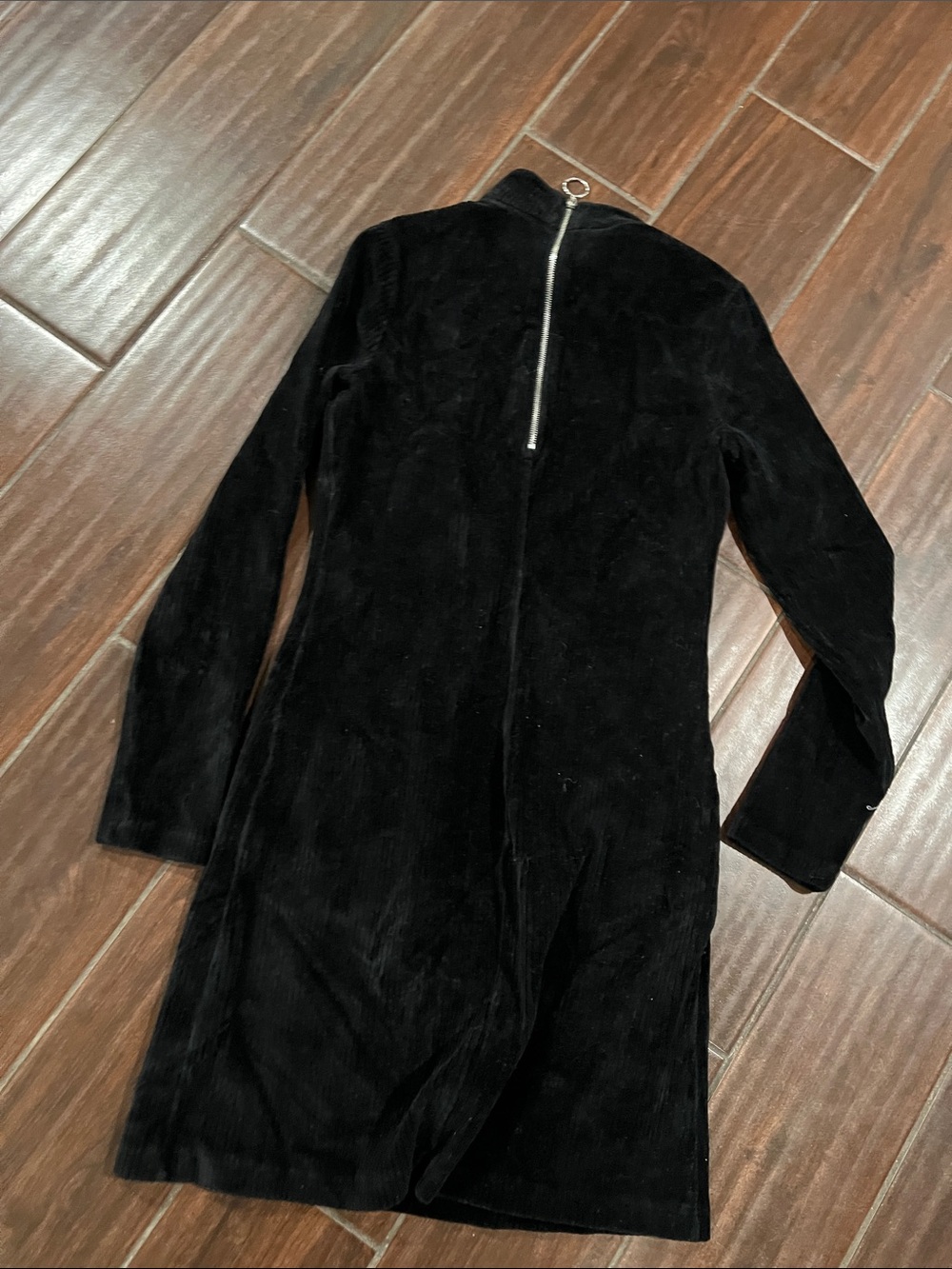 Gianni Bini Black Ribbed Turtleneck Mini Dress - Picture 4 of 5